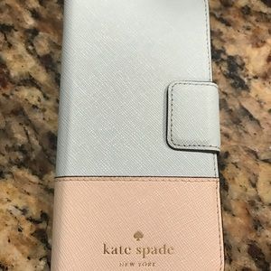 Kate Spade Leather Wrap Folio Case